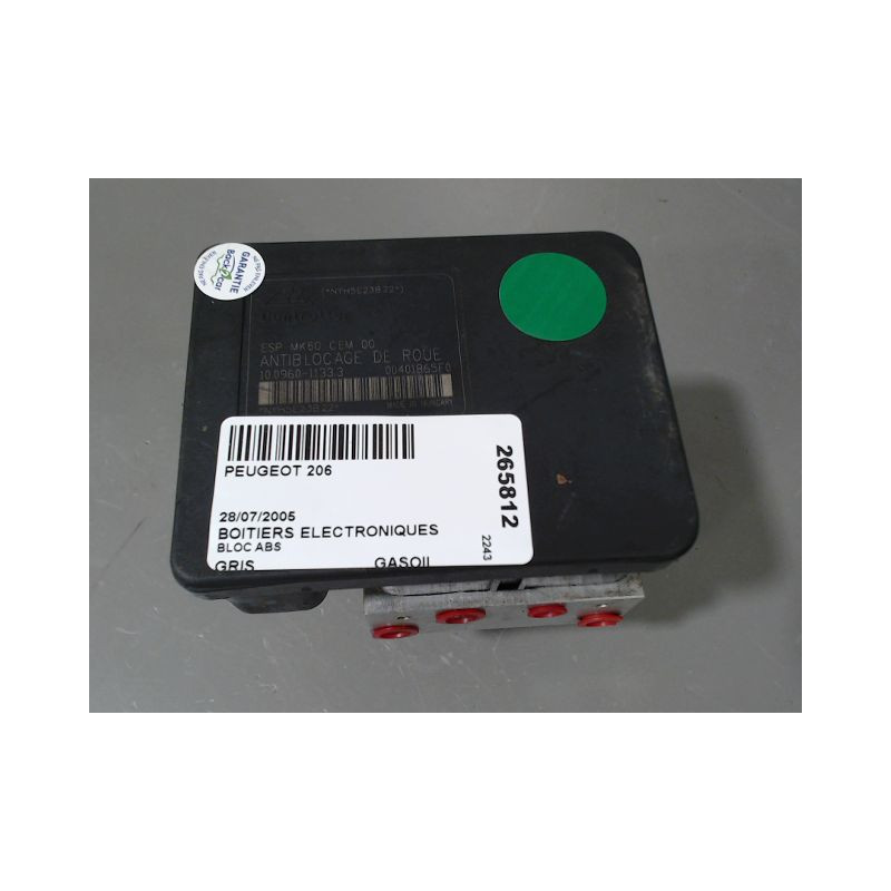 UNITE HYDRAULIQUE ABS PEUGEOT 206