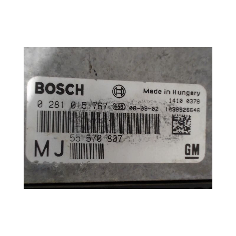 CALCULATEUR MOTEUR OPEL ZAFIRA