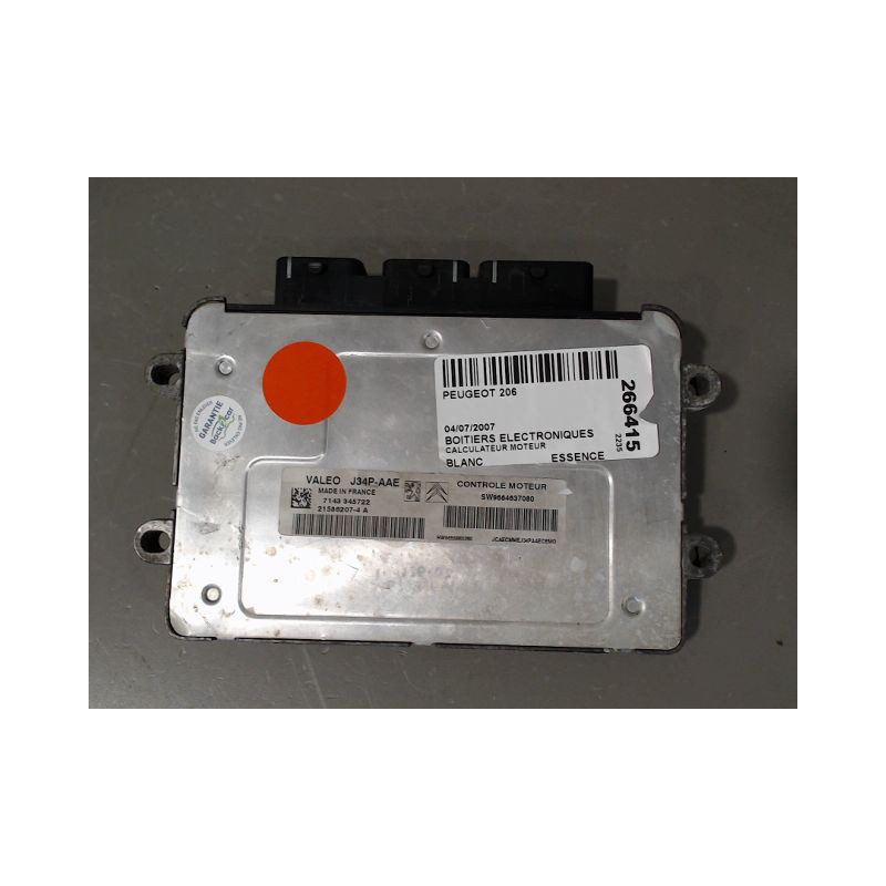 CALCULATEUR MOTEUR PEUGEOT 206