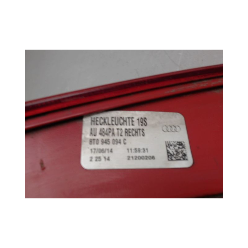 FEU ARRIERE INTERIEUR DROIT AUDI A5