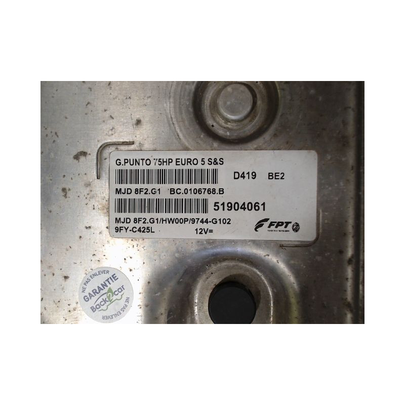 CALCULATEUR MOTEUR FIAT PUNTO