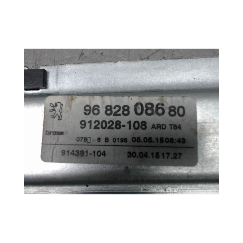 MECANISME+MOTEUR LEVE-GLACE ARRIERE DROIT PEUGEOT 3008
