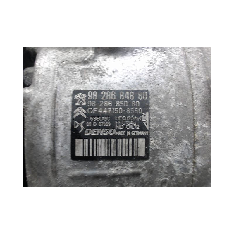 COMPRESSEUR AIR CONDITIONNE PEUGEOT 208