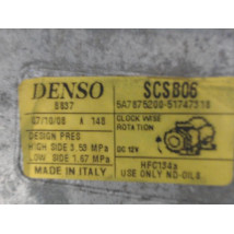 COMPRESSEUR AIR CONDITIONNE FIAT 500 2007-