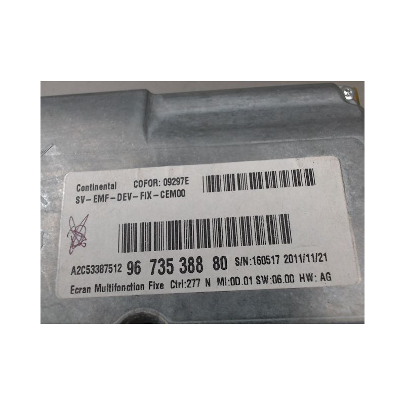 ECRAN GPS CITROEN DS3