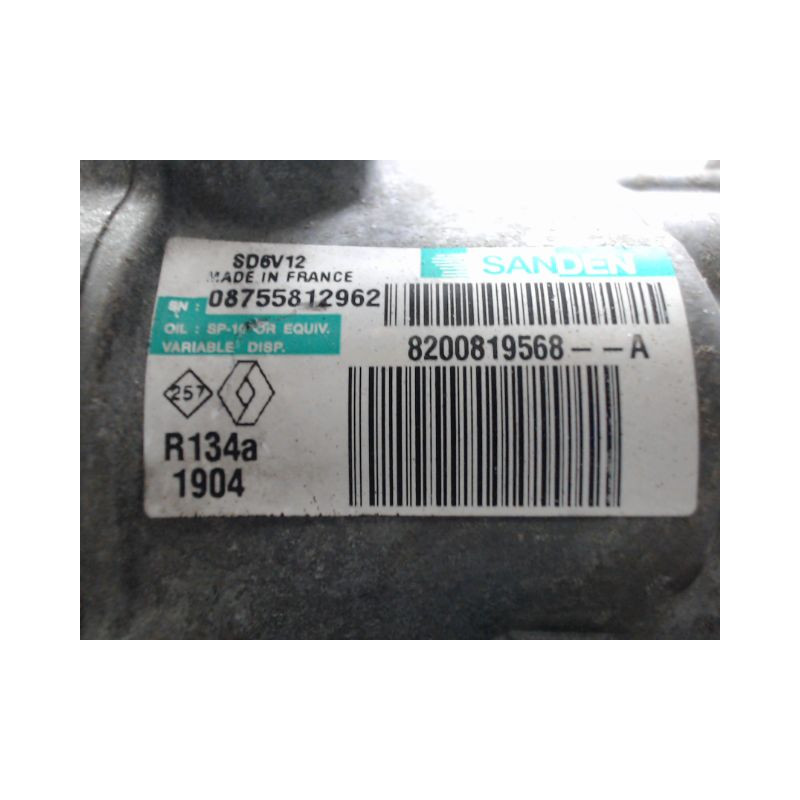 COMPRESSEUR AIR CONDITIONNE RENAULT TWINGO 2 2007-