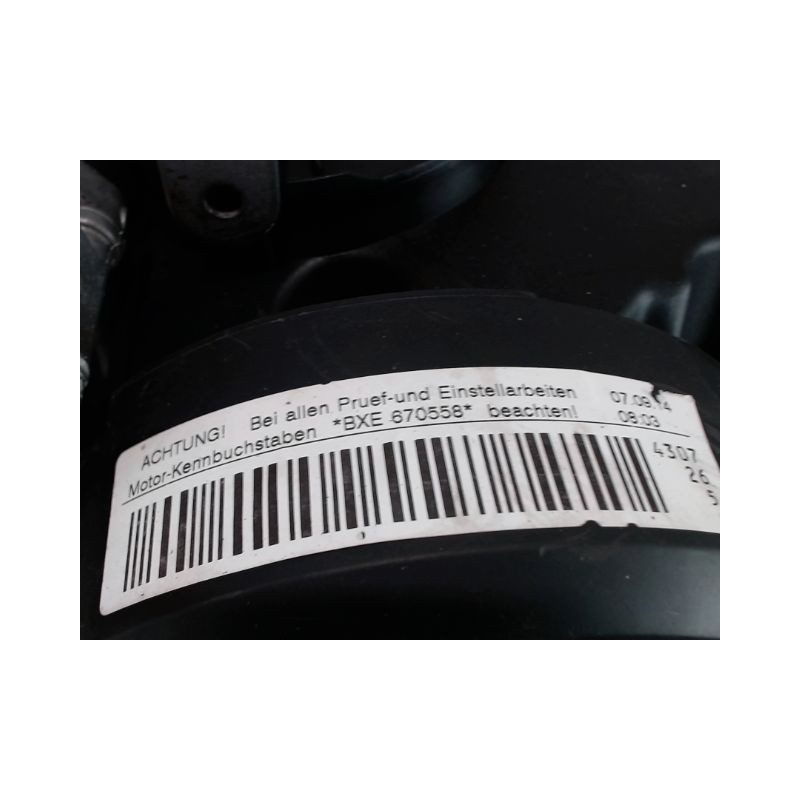 MOTEUR DIESEL VOLKSWAGEN TOURAN 1.9 TDI