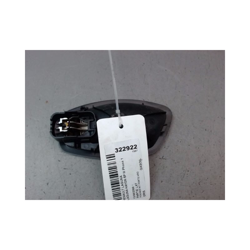 POIGNEE INTERIEURE PORTE ARRIERE DROIT RENAULT LAGUNA III Phase 1 2007-2010