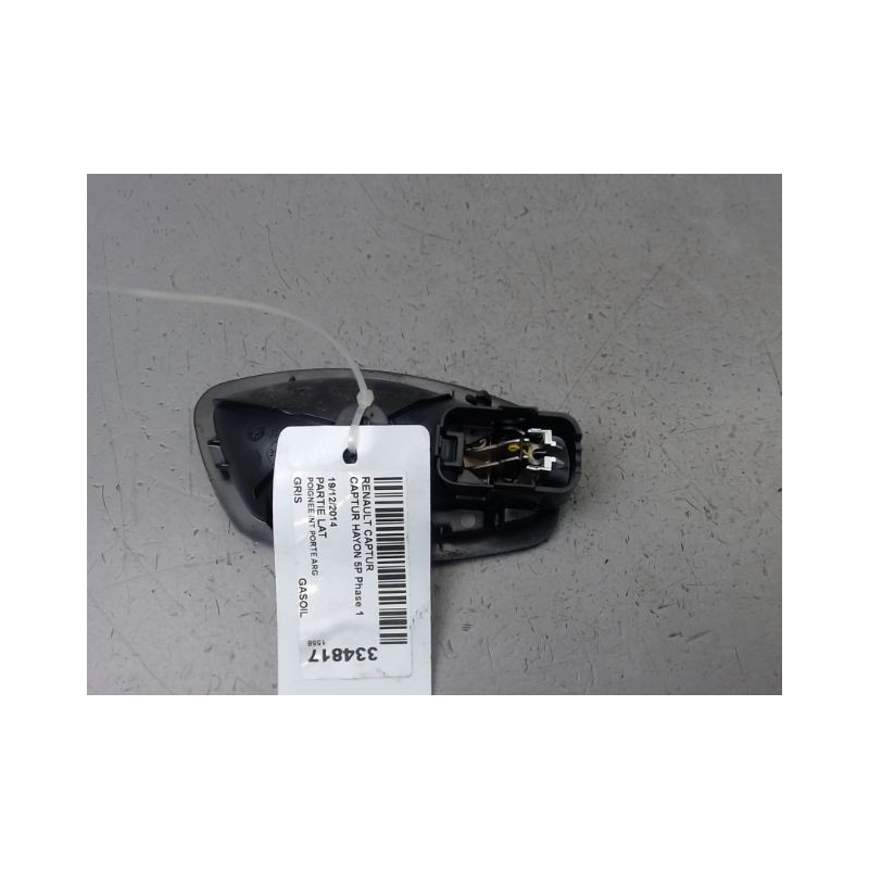 POIGNEE INTERIEURE PORTE ARRIERE GAUCHE RENAULT CAPTUR Phase 1 2013-...