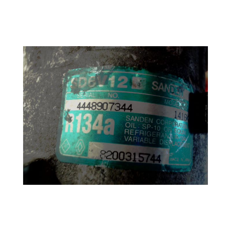 COMPRESSEUR AIR CONDITIONNE RENAULT CLIO II PH.2 01-06