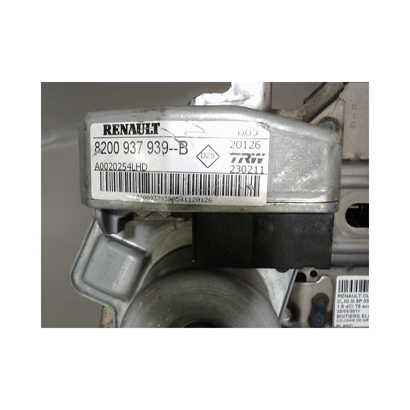 COLONNE DE DIRECTION ASSISTEE RENAULT CLIO III 2010-