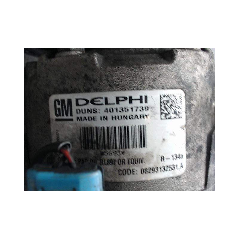 COMPRESSEUR AIR CONDITIONNE OPEL MERIVA
