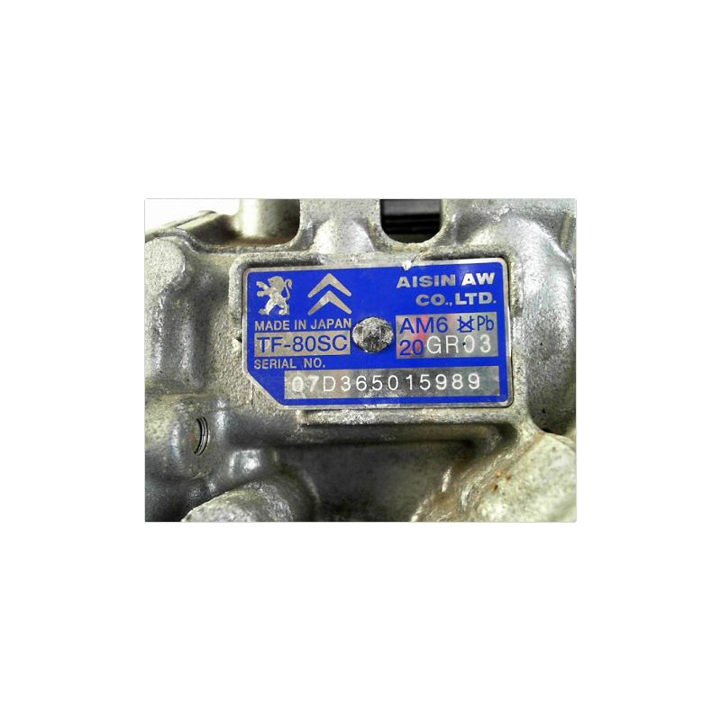 BOITE A VITESSE AUTOMATIQUE CITROEN GRAND C4 PICASSO 06-13 2.0 HDi 138