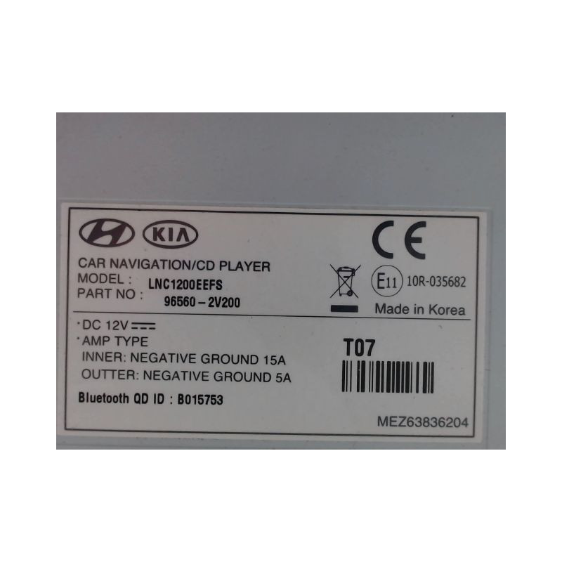 ECRAN GPS HYUNDAI VELOSTER