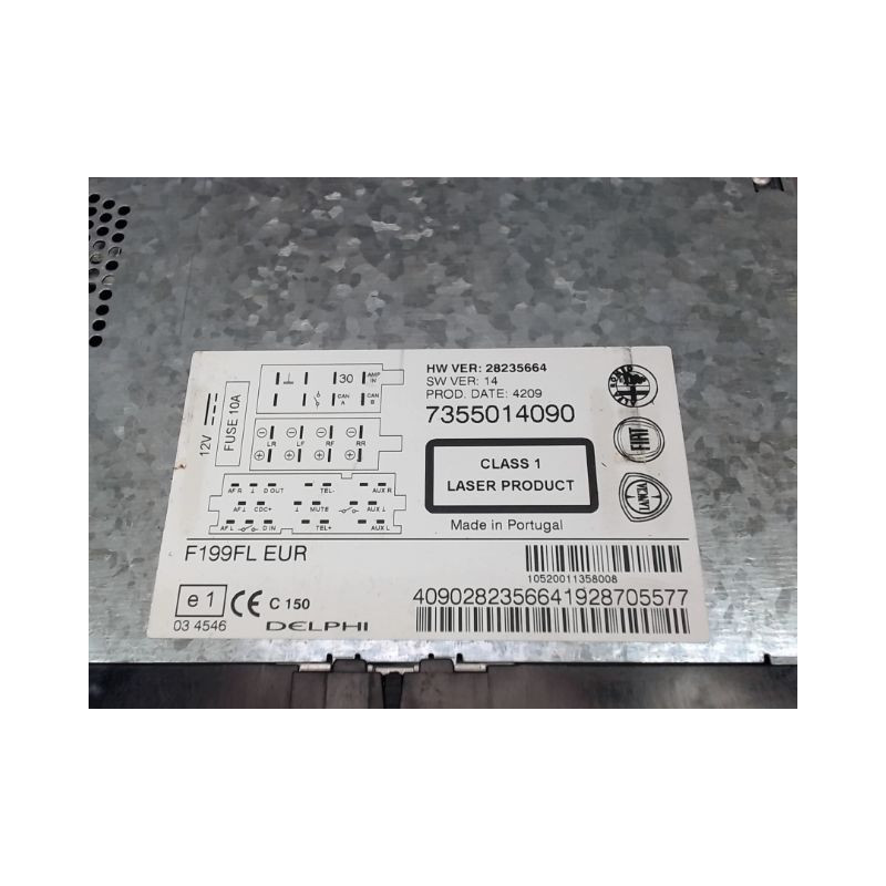 AUTORADIO FIAT GRANDE PUNTO III 2005-...