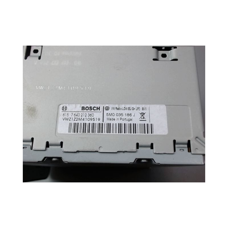 AUTORADIO VOLKSWAGEN POLO V Phase 1 (6R) 2009-2014