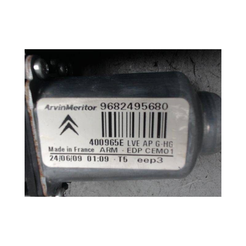 MECANISME+MOTEUR LEVE-GLACE AVANT GAUCHE CITROEN C4 PICASSO LONG