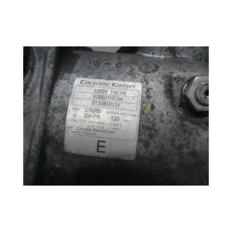 COMPRESSEUR AIR CONDITIONNE NISSAN MICRA