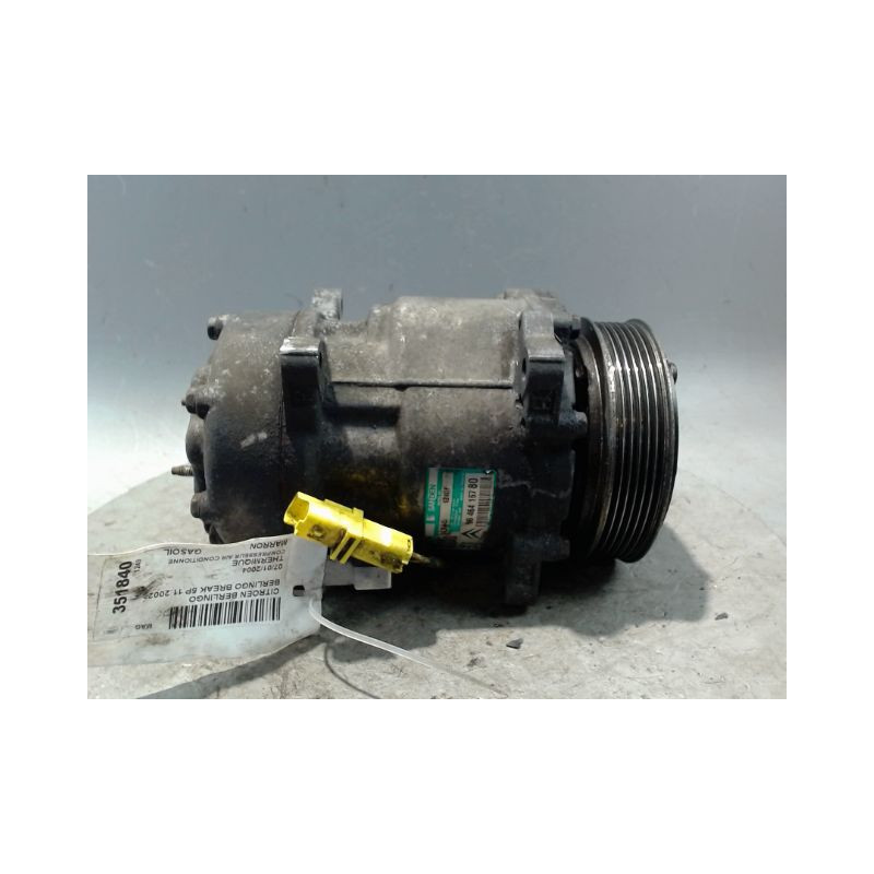 COMPRESSEUR AIR CONDITIONNE CITROEN BERLINGO BREAK 2002-