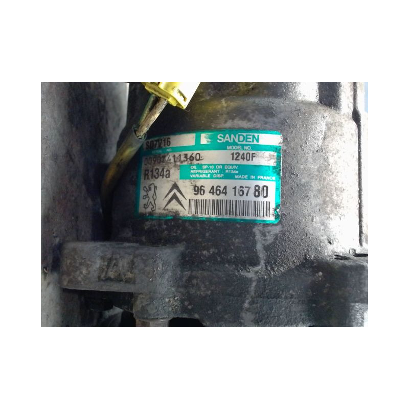 COMPRESSEUR AIR CONDITIONNE CITROEN BERLINGO BREAK 2002-