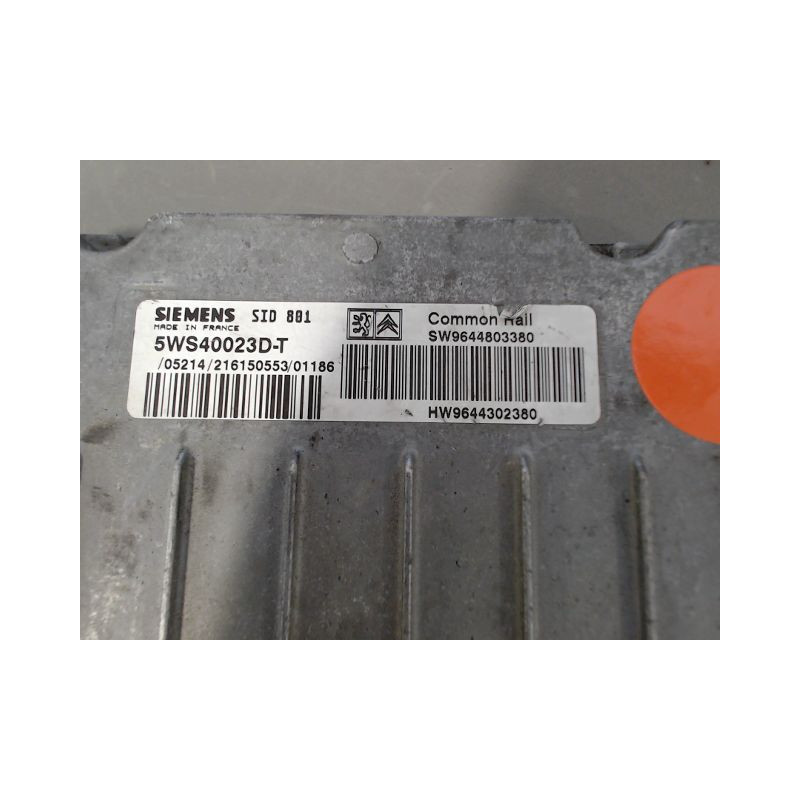 CALCULATEUR MOTEUR PEUGEOT 307