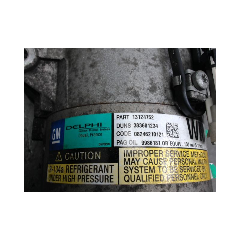COMPRESSEUR AIR CONDITIONNE OPEL ASTRA 2004-