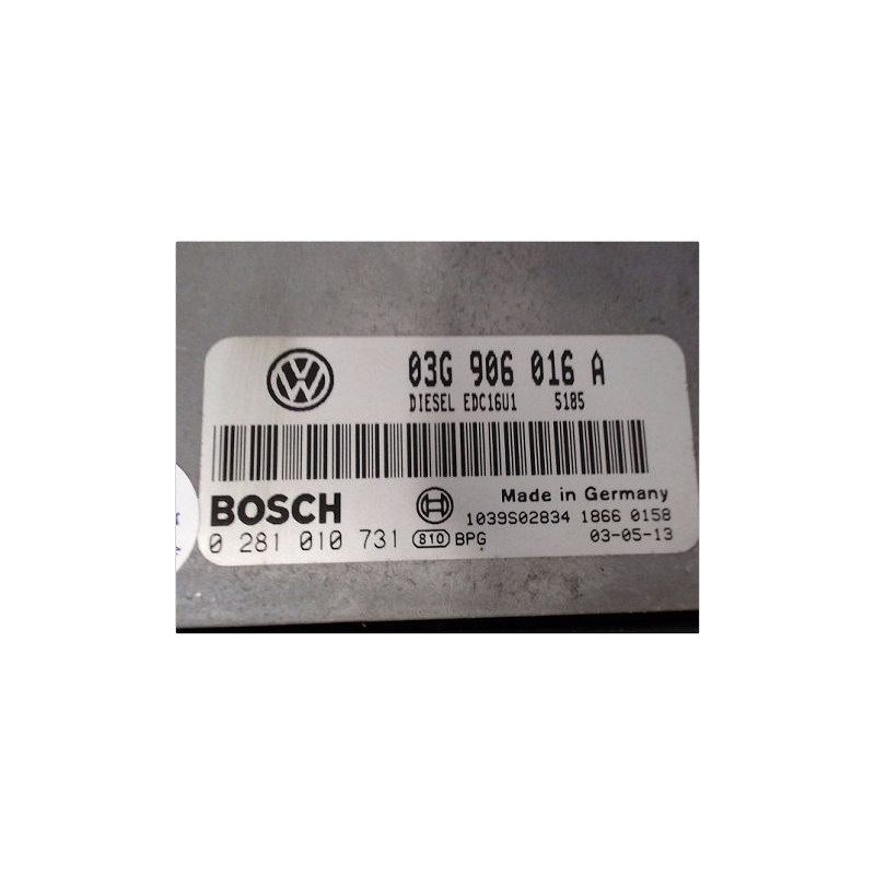 CALCULATEUR MOTEUR VOLKSWAGEN TOURAN 03-06