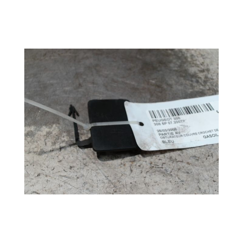 OBTURATEUR COUVRE CROCHET DE BOUCLIER AV PEUGEOT 308 2007-
