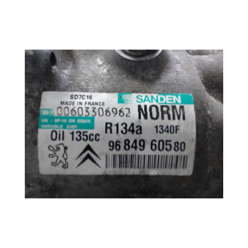 COMPRESSEUR AIR CONDITIONNE CITROEN C4 PICASSO LONG