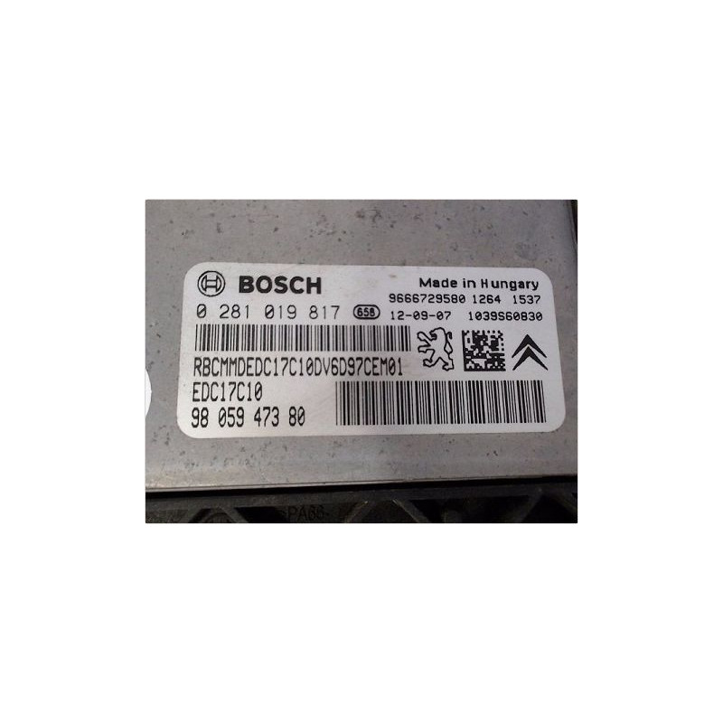 CALCULATEUR MOTEUR PEUGEOT 208 12-15