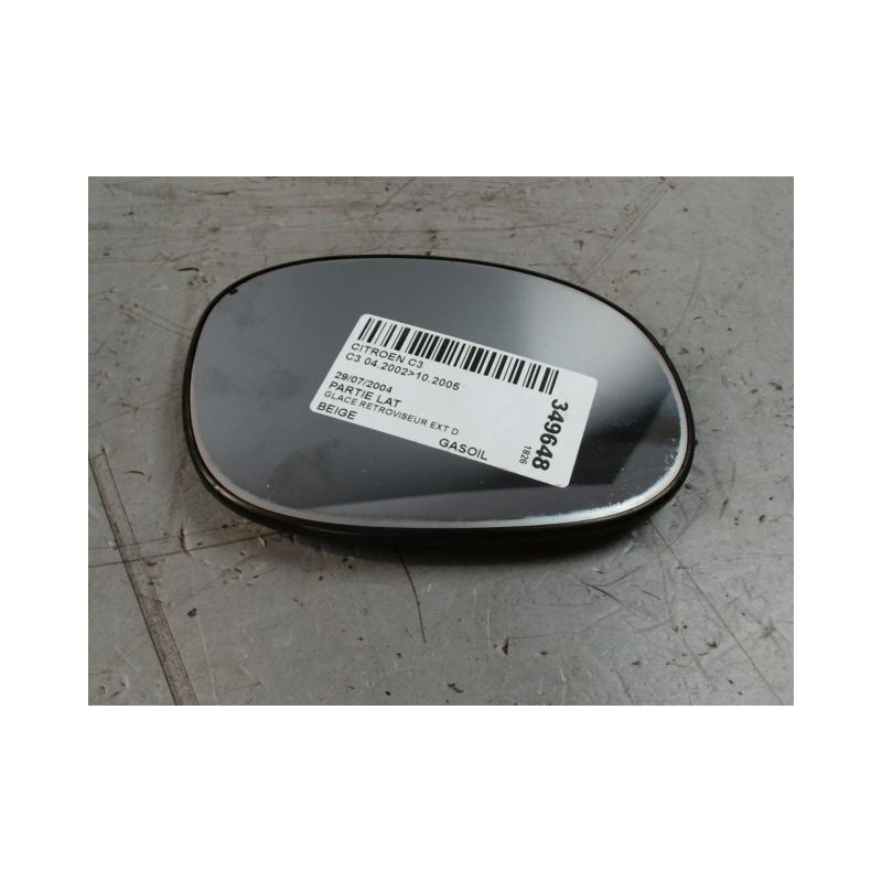 GLACE RETROVISEUR EXT D CITROEN C3 2002-2005