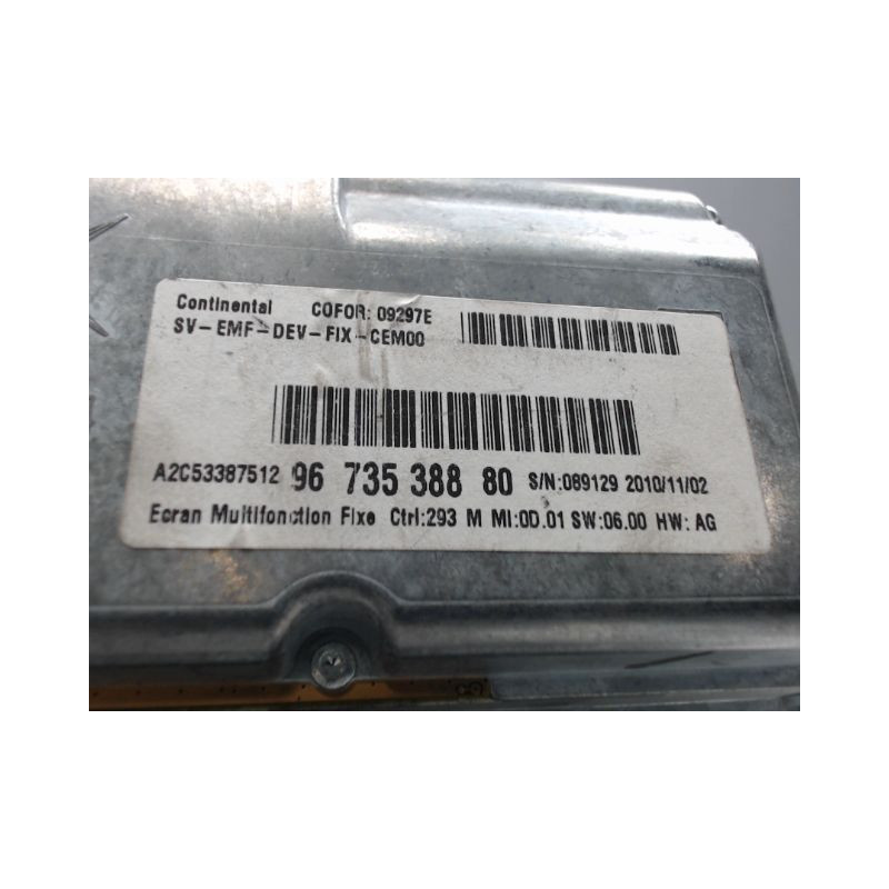 ECRAN GPS CITROEN C3 2009-