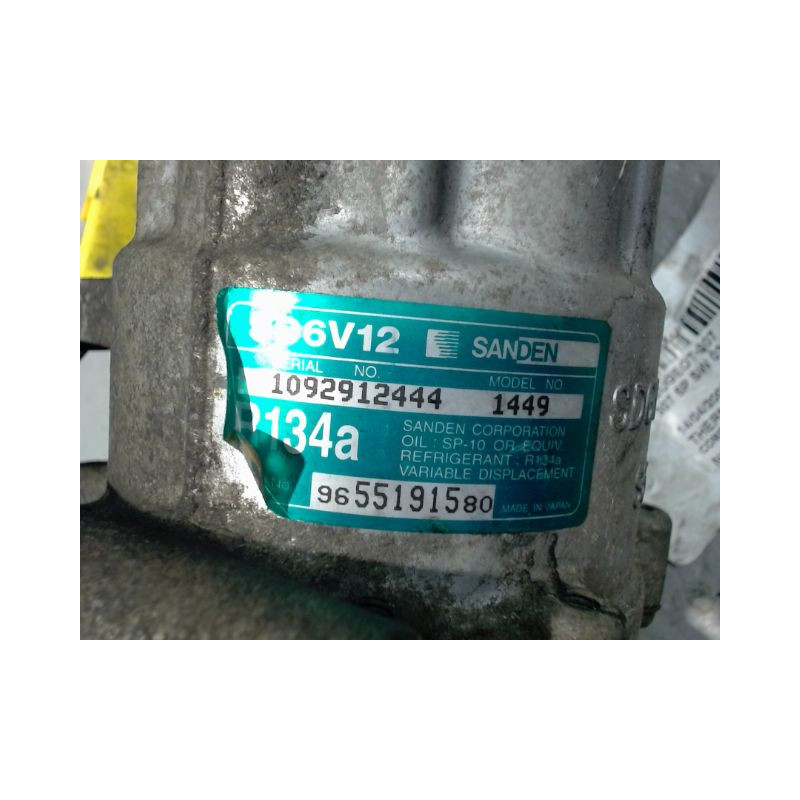 COMPRESSEUR AIR CONDITIONNE PEUGEOT 307 SW 02-05