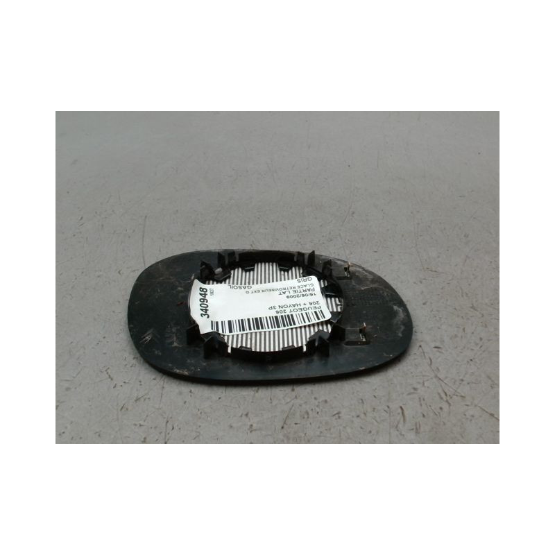 GLACE RETROVISEUR EXT G PEUGEOT 206 + 2009-2013