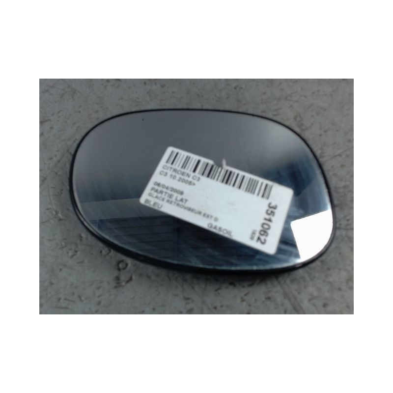 GLACE RETROVISEUR EXT D CITROEN C3 2005-