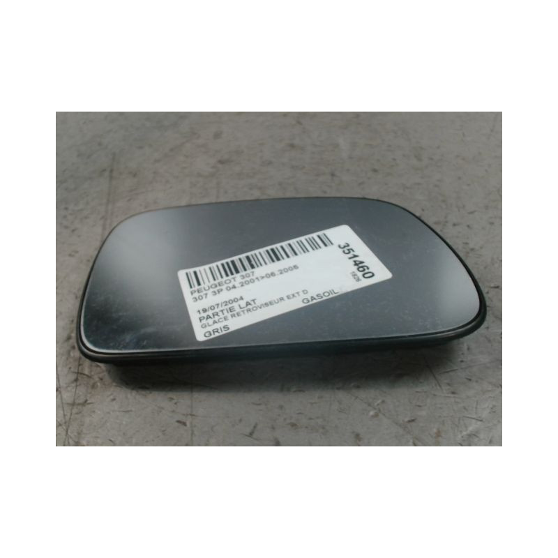 GLACE RETROVISEUR EXT D PEUGEOT 307 2001-2005
