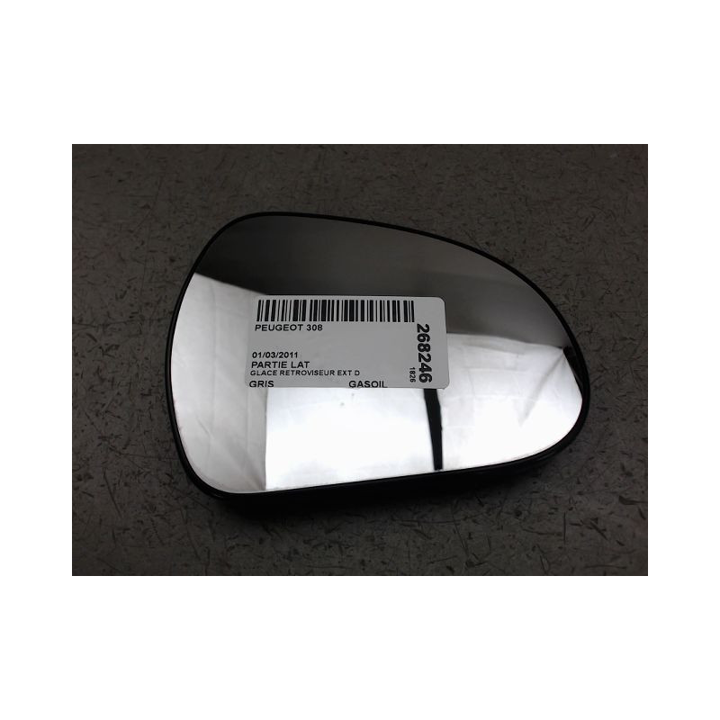 GLACE RETROVISEUR EXT D PEUGEOT 308
