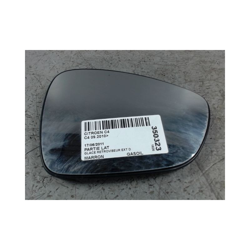 GLACE RETROVISEUR EXT D CITROEN C4 2010-