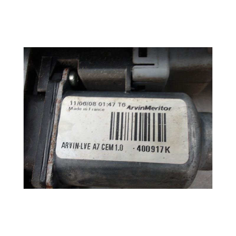 MECANISME LEVE-GLACE AVANT GAUCHE PEUGEOT 207