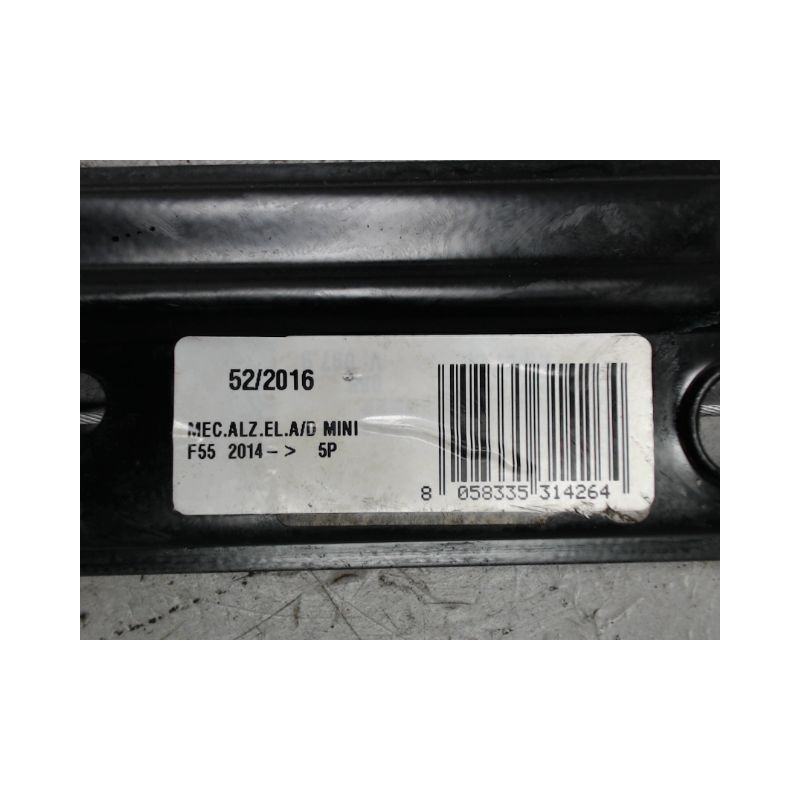 MECANISME+MOTEUR LEVE-GLACE AVANT DROIT MINI MINI