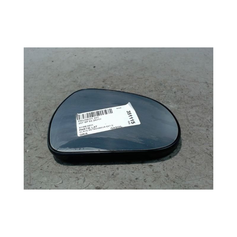 GLACE RETROVISEUR EXT D PEUGEOT 207 2011-