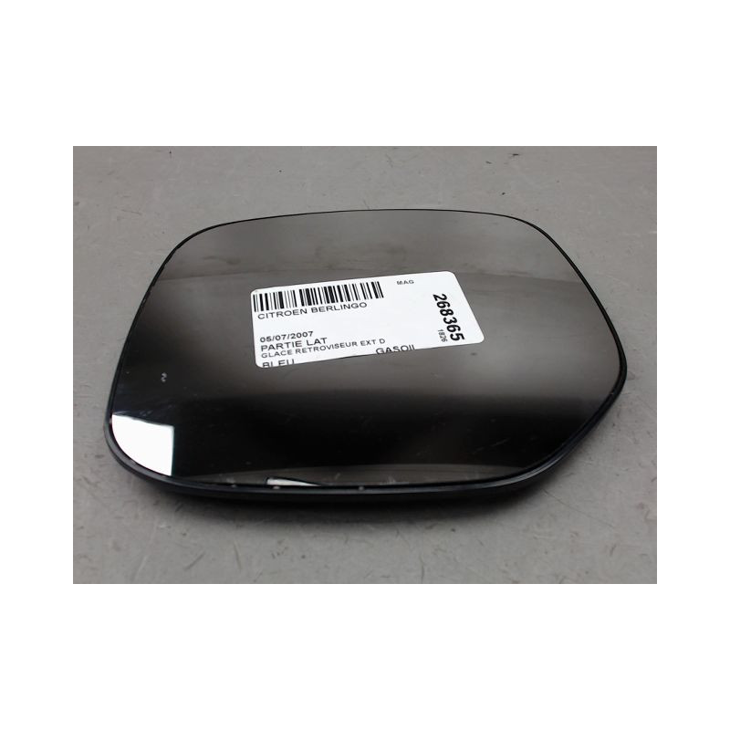 GLACE RETROVISEUR EXT D CITROEN BERLINGO