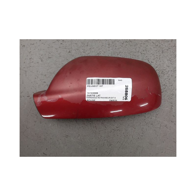 CARENAGE RETROVISEUR EXTERIEUR GAUCHE PEUGEOT 307