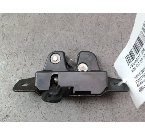 SERRURE COFFRE ARRIERE PEUGEOT 206 CC 2P 2000-2007