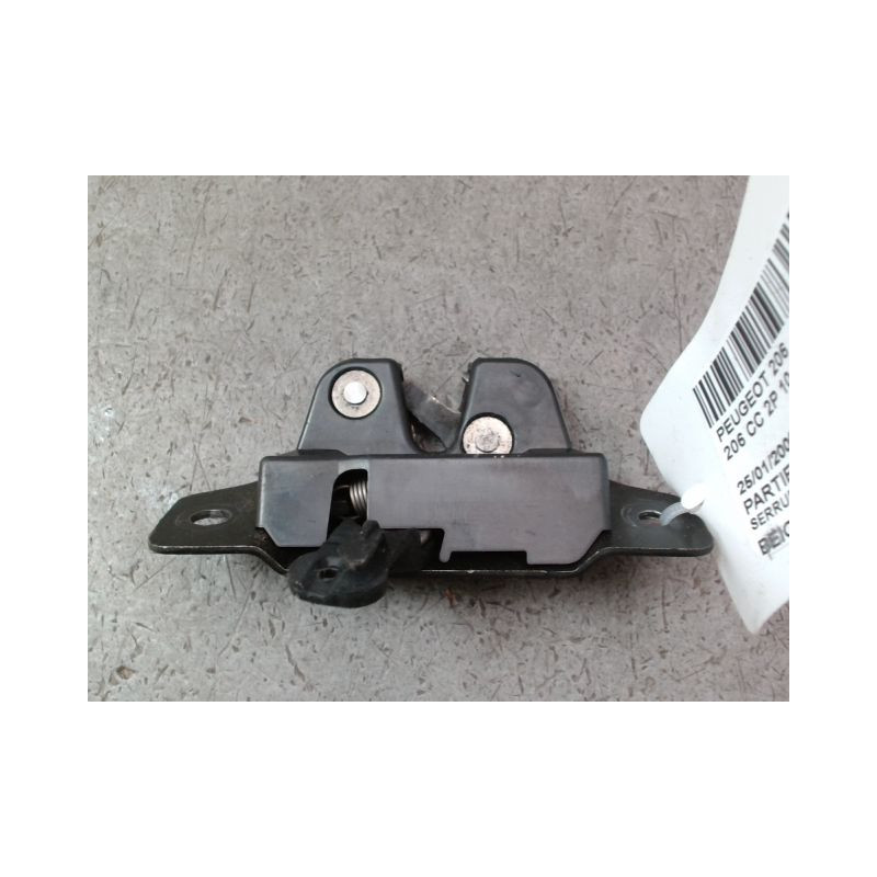 SERRURE COFFRE ARRIERE PEUGEOT 206 CC 2P 2000-2007