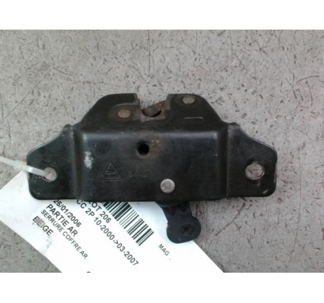 SERRURE COFFRE ARRIERE PEUGEOT 206 CC 2P 2000-2007