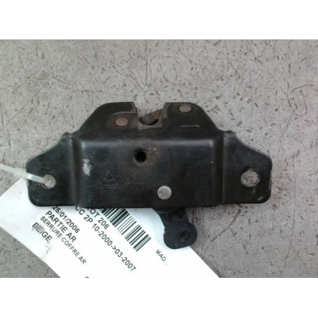 SERRURE COFFRE ARRIERE PEUGEOT 206 CC 2P 2000-2007