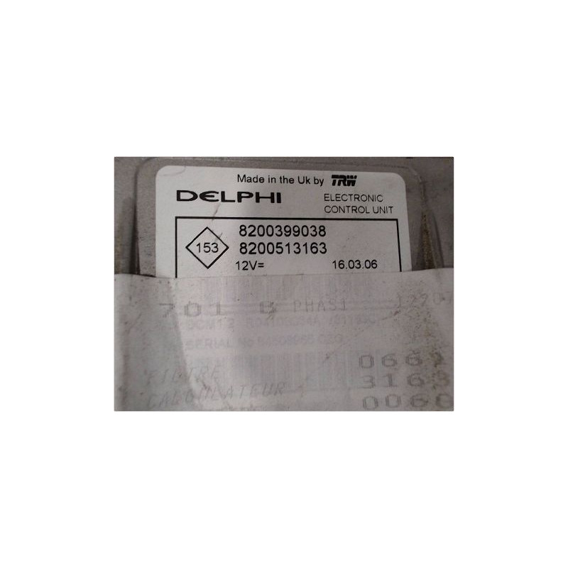 CALCULATEUR MOTEUR RENAULT SCENIC II PH1 2003-2006