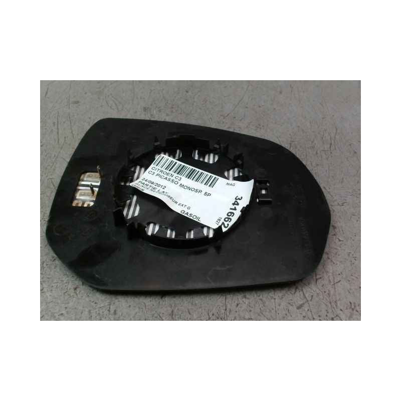 GLACE RETROVISEUR EXT G CITROEN C3 PICASSO MONOSP. Phase 2 2012-...