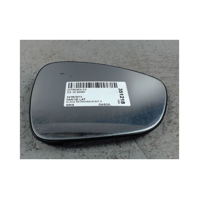 GLACE RETROVISEUR EXT D CITROEN C3 2009-